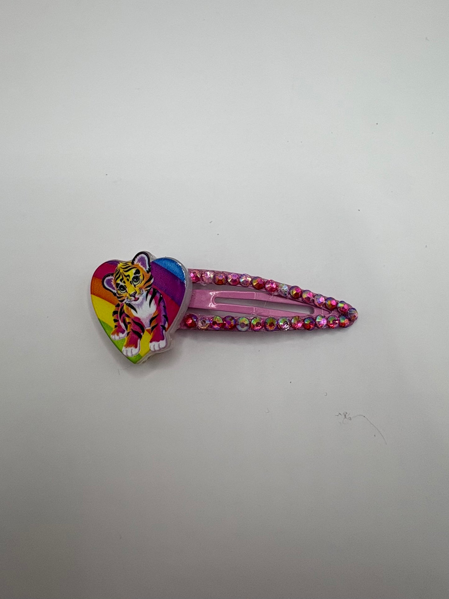 Bling Clip- Rainbow Tiger