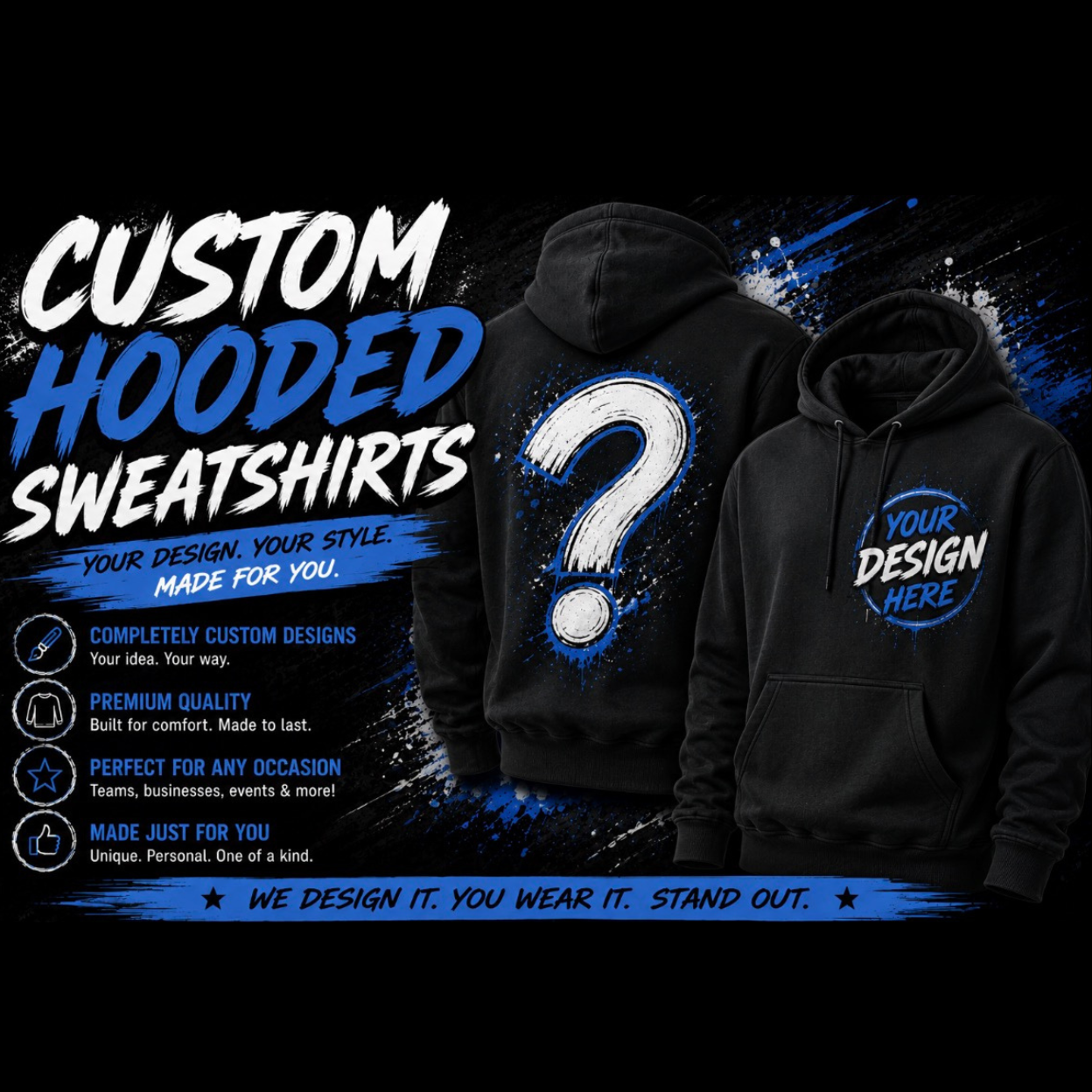 Custom Hooded Sweatshirt