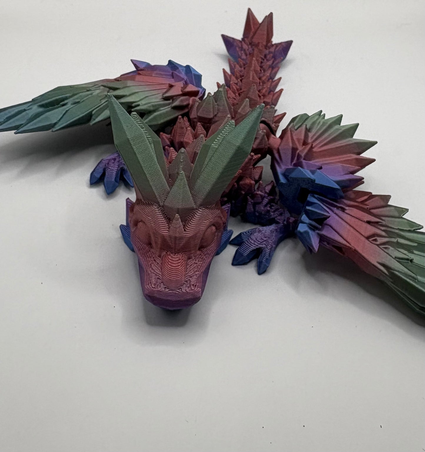 Colorful Dragon with Wings