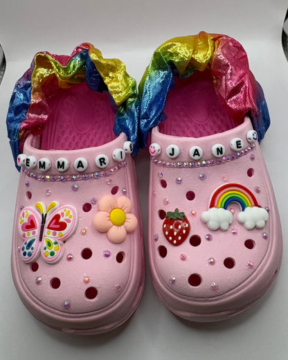 Custom Bling Clog Shoes