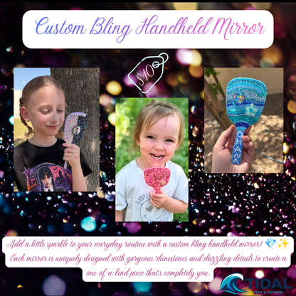 Custom handheld mirror