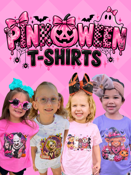 T-SHIRTS- Pink-O-Ween