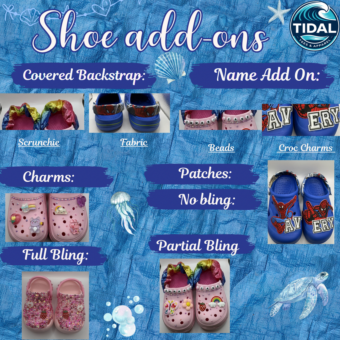 Custom Bling Clog Shoes