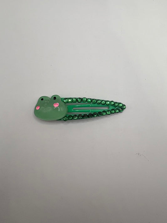 Bling Clip- Cute Frog