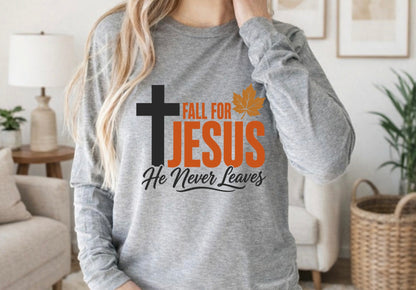 Fall for Jesus Boy- Long Sleeve