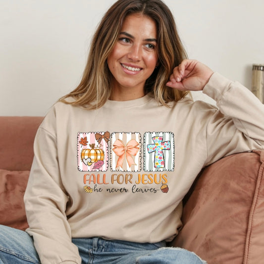 Fall for Jesus Girl- Long Sleeve