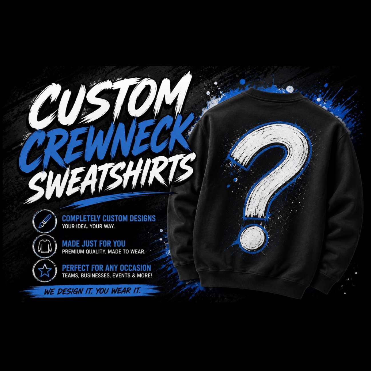Custom Crewneck Sweatshirt